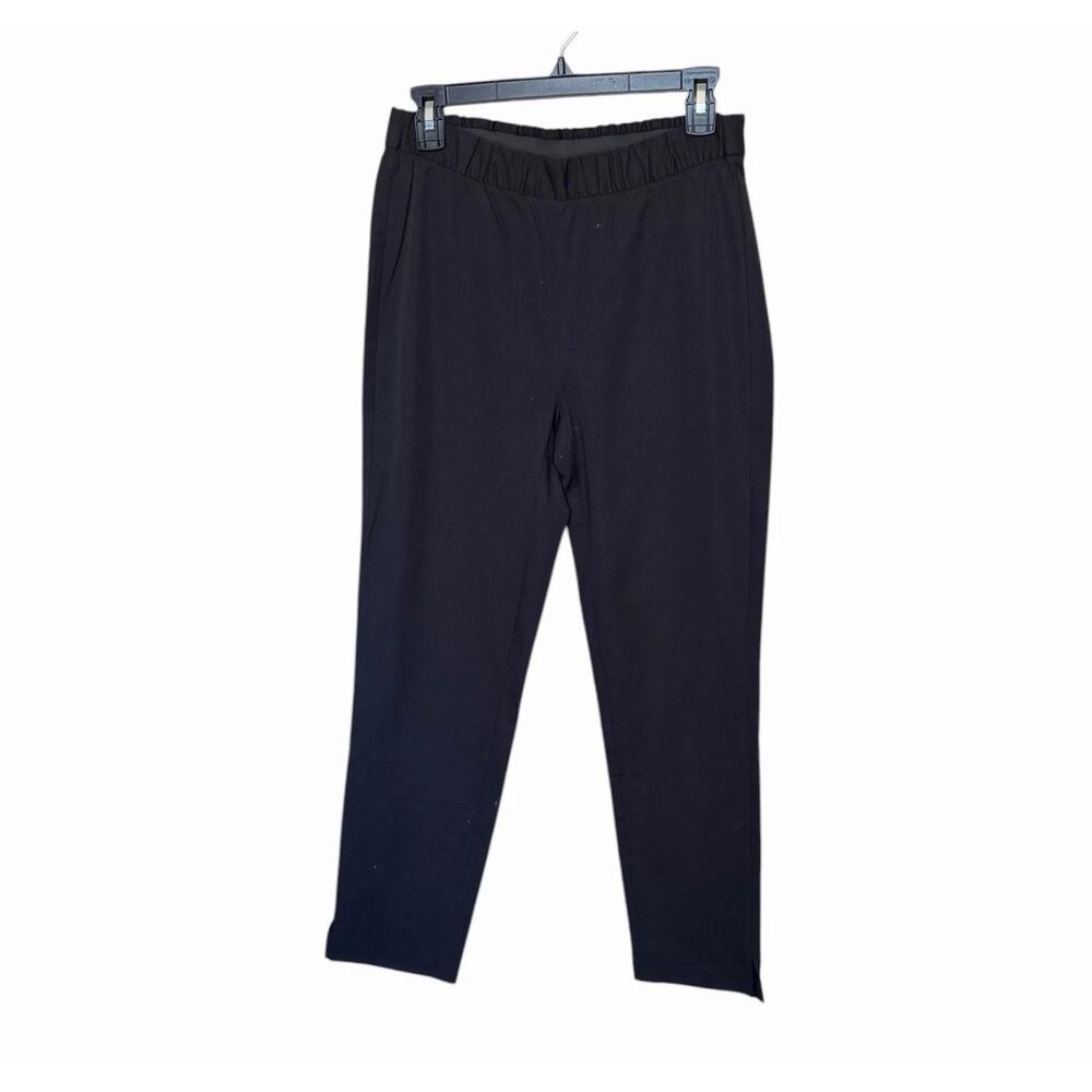 Eileen Fisher Black Stretch Twill Ankle Pants XSP Petite Pull On NWT Classic - Picture 3 of 16